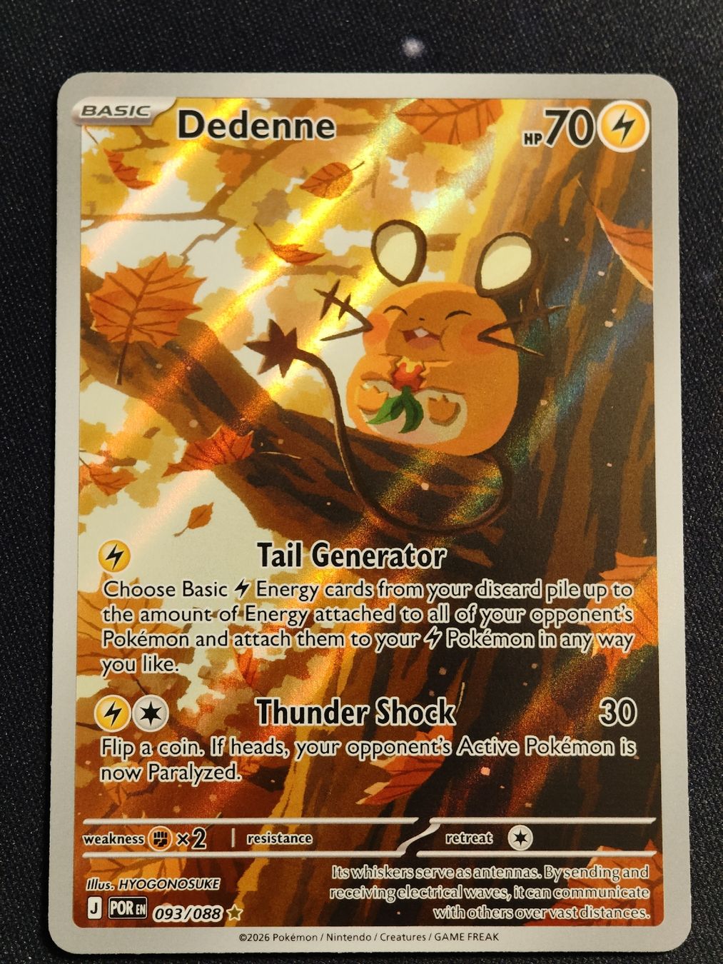Pokémon Carte collezionabili: Pokemon Karte Dedenne 093/088  – Nuovo (secondo la descrizione) da Biel/Bienne venduto da dkleat