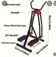 Stepper fitness compact, idéal pour l'entraînement!