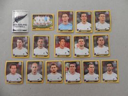 Panini Fussball WM Südafrika 2010 New Zealand 16 Stk. 448-66