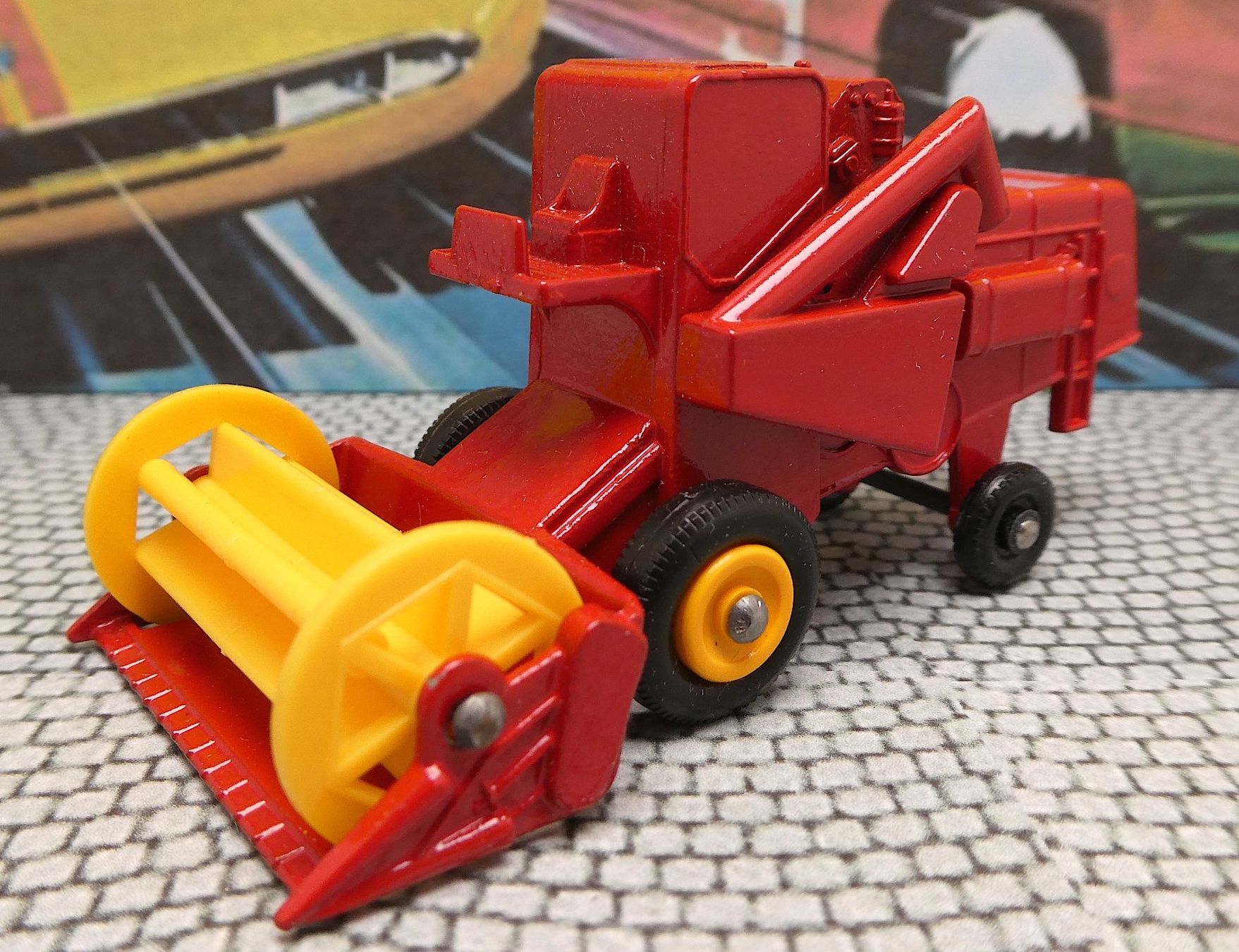 Matchbox Giocattoli: Matchbox Nr. 65 Claas Combine Harvester 1965 – Nuovo e nell'imballaggio originale da Zofingen venduto da Goldengolden 2