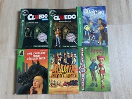 Lot de 6 livres pour enfants: Club Cinq, Astérix...