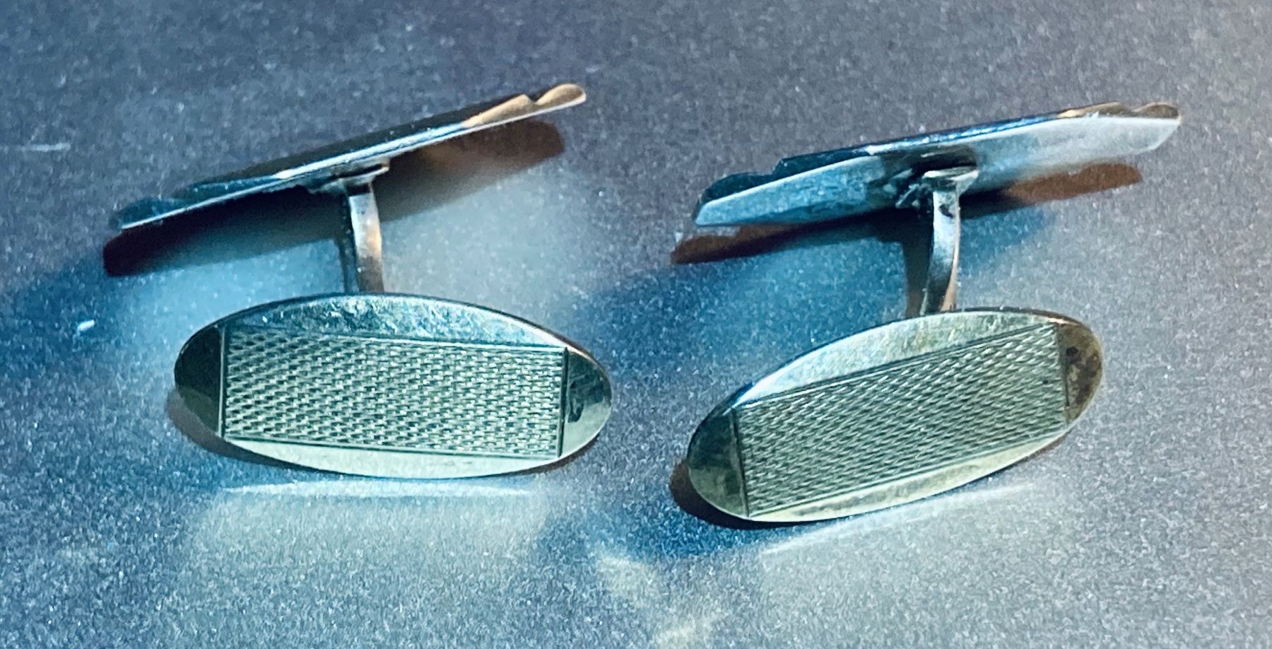 Gemelli: Manschettenknöpfe Silber 830 vergoldet – Usato da Heimenschwand venduto da Beuggerts 2