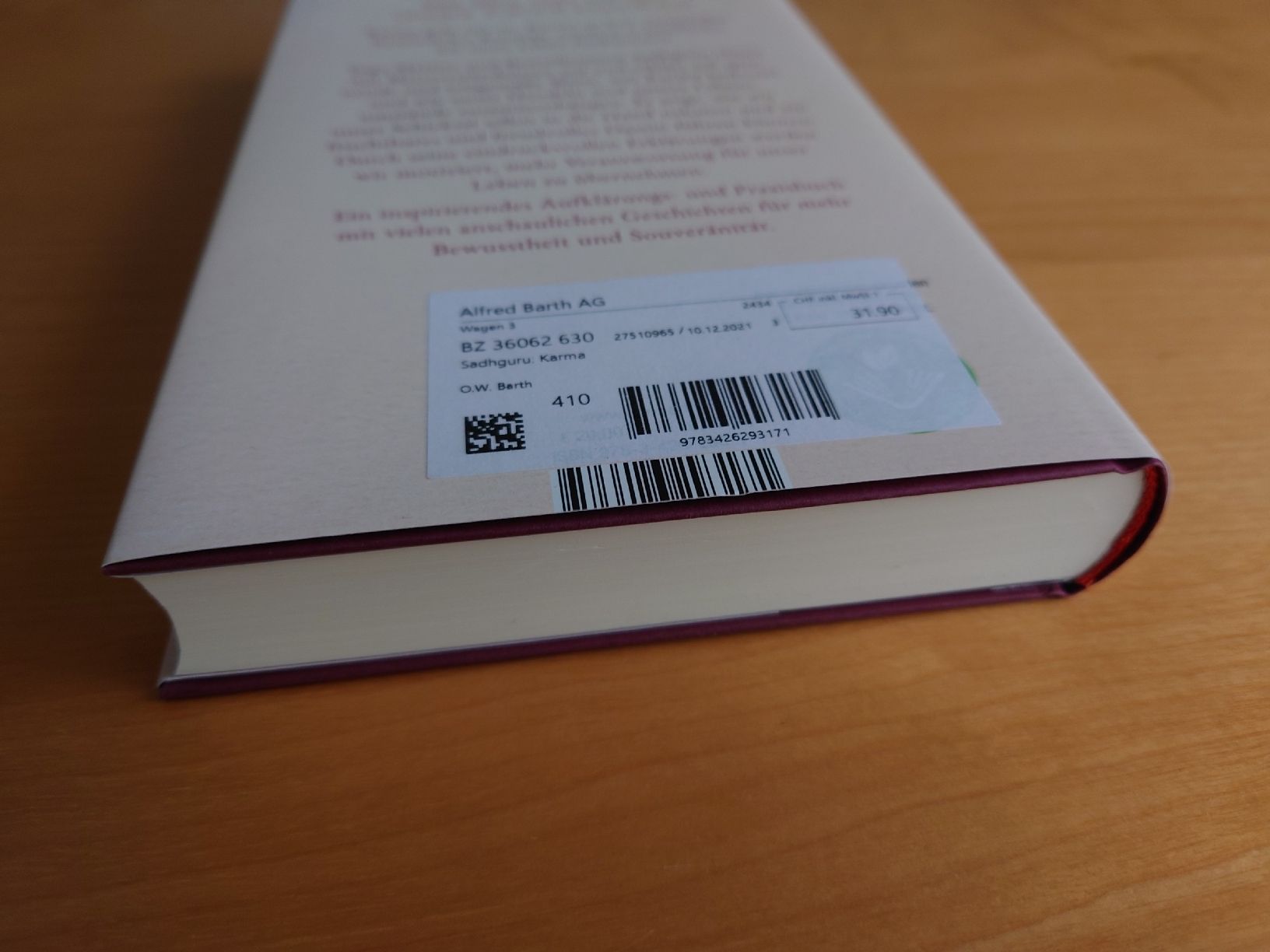 Libri: Karma - Sadhguru - Buch (Deutsch) – Nuovo (secondo la descrizione) da Zürich venduto da ber_cqx5 3