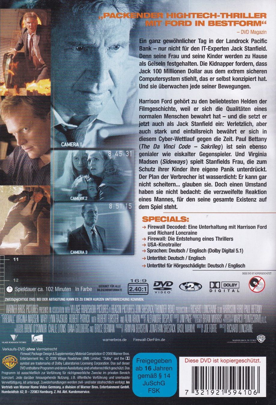 Tutti i DVDs: DVD ab Fr. 1.--, Firewall – Usato da Lausen venduto da Mondeo10628 1