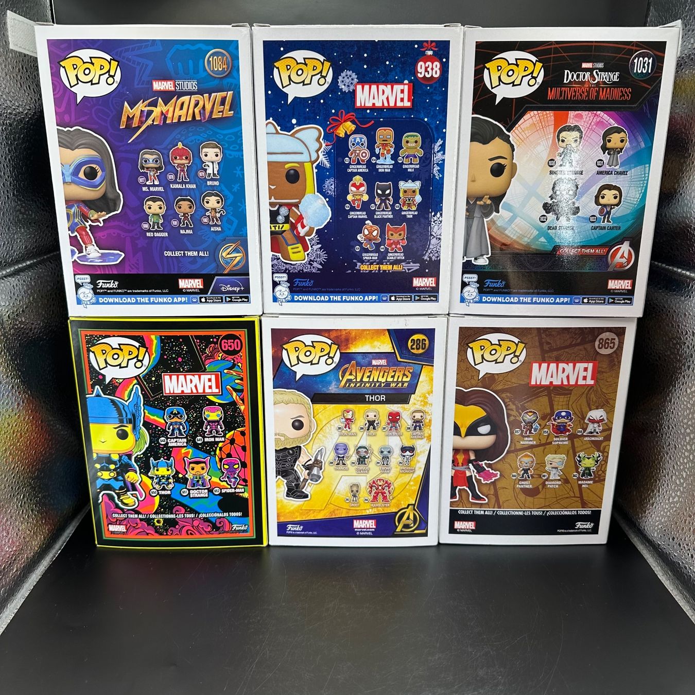 Funko Figuren: Funko Pop! Marvel 6Stk Sammlung – Gebraucht aus Düdingen von Nerdworld 1