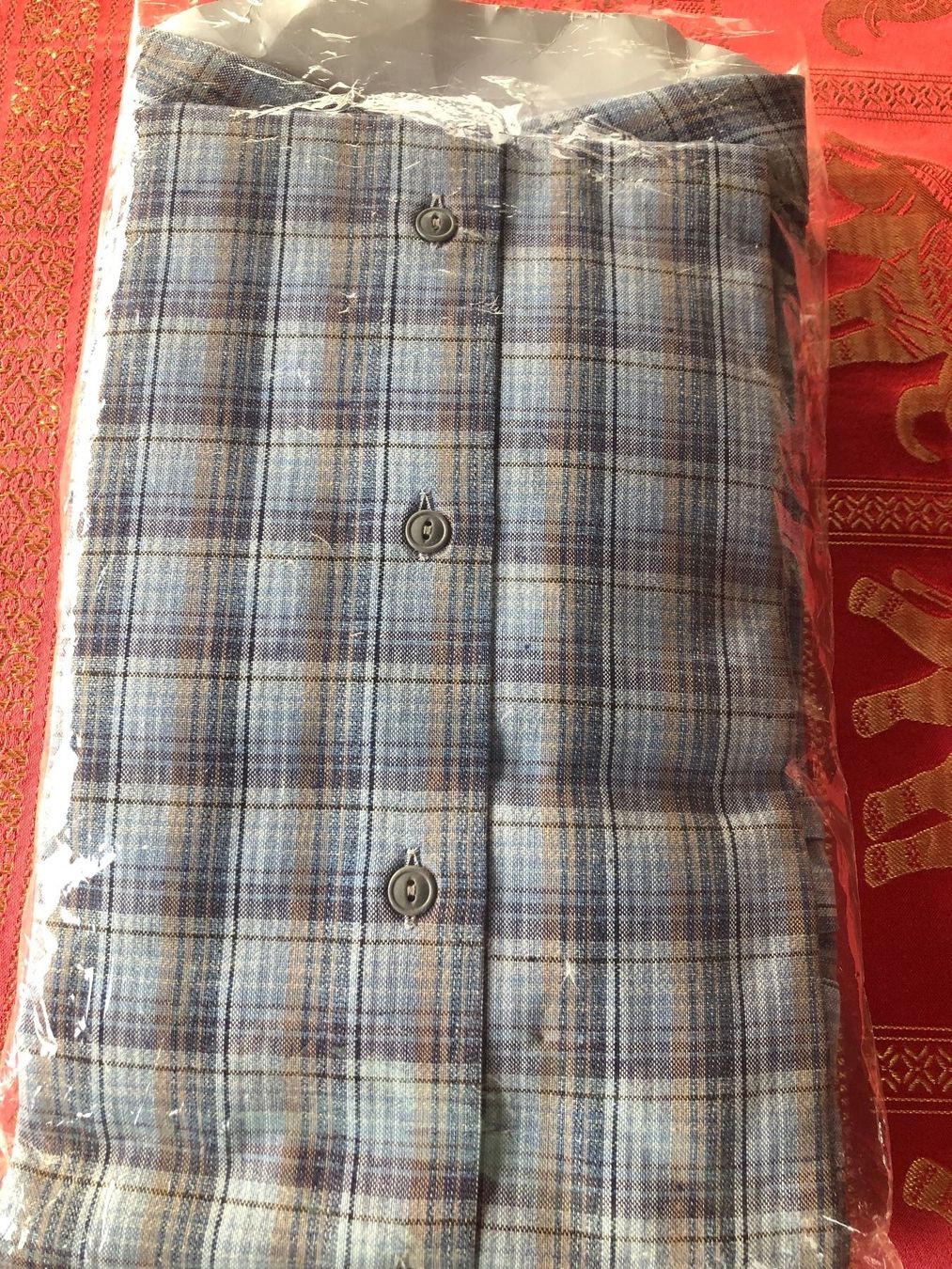 Camicie: Langarm Herrenhemd Gr. 44 – Nuovo e nell'imballaggio originale da Schübelbach venduto da Dolly990_2 2