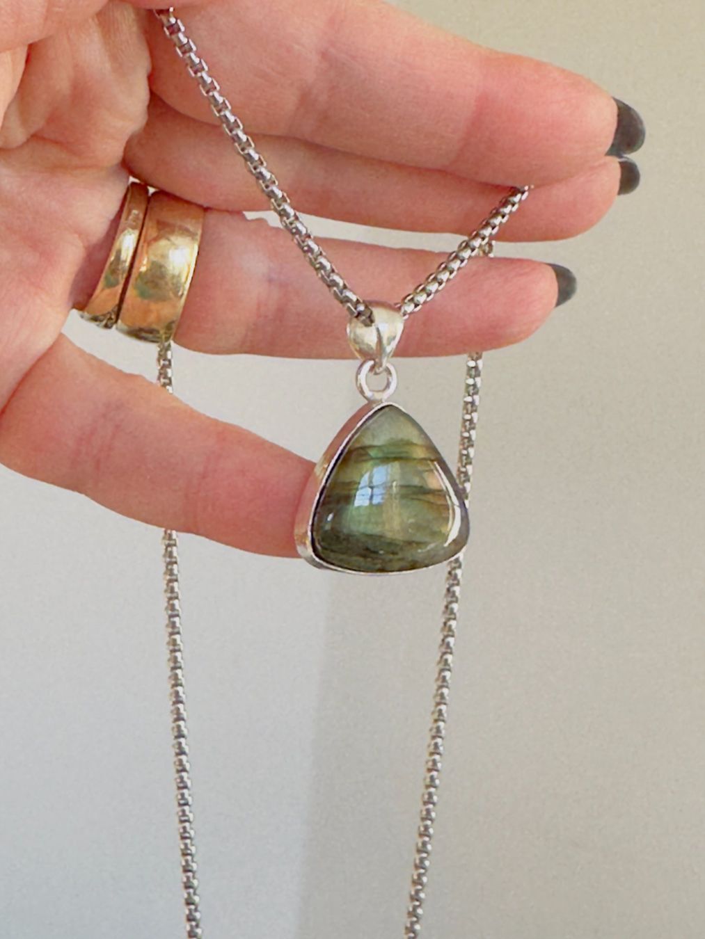 Catenine: Labradorite necklace – Nuovo e nell'imballaggio originale da Genève venduto da AGBERG 5