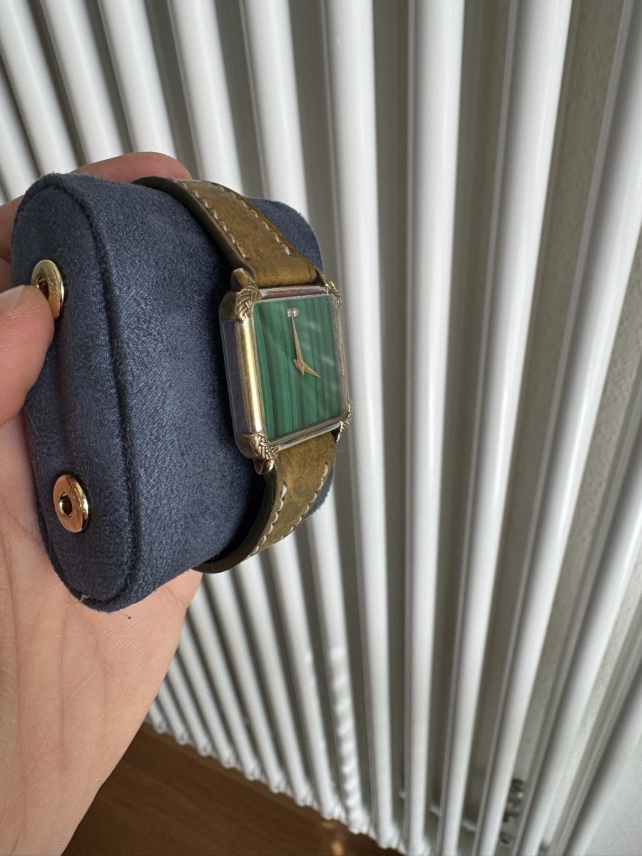 Favre Leuba Orologi: Favre-Leuba Ref. 1743 Green Stone Dial – Usato da Basel venduto da Wolfofvintagewatches 2