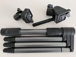 Cullmann Magic 2, Stativ + 2 Stativköpfe mit Schnellkupplung