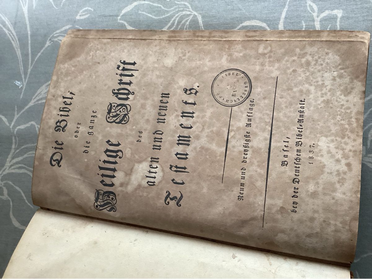 Libri: Heilige Schrift von 1837 – Usato da Schötz venduto da Maus46 1