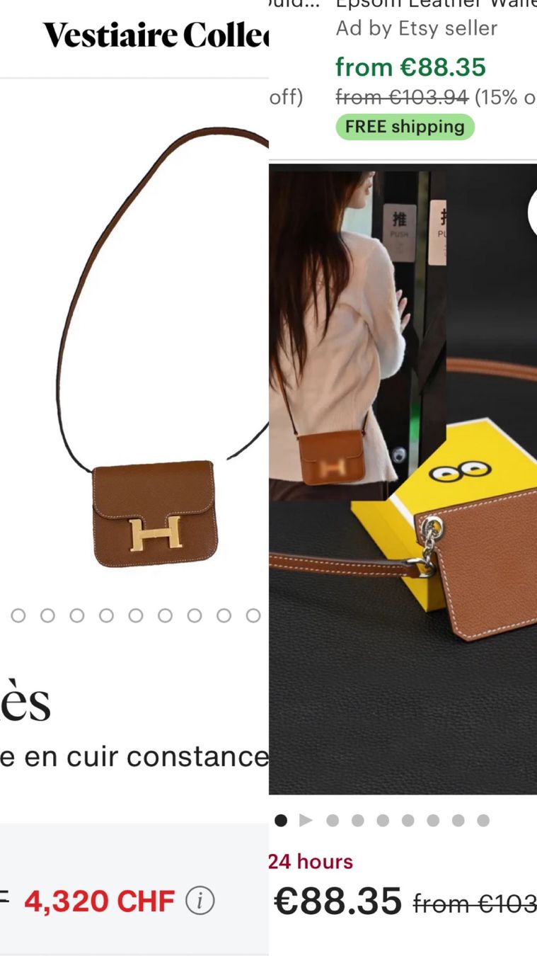 Hermès Portafogli: Hermès Constance Slim Wallet – Nuovo (secondo la descrizione) da Genève venduto da Sally_LuxxyGeneva 9