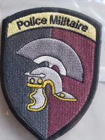 Militar Polizei Abzeichen Badge Police militaire Stoff Klett