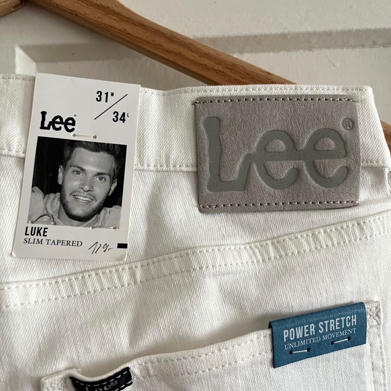 Lee Jeans: Lee Men's White Jeans – Nuovo (secondo la descrizione) da Luzern venduto da Jules__ 3