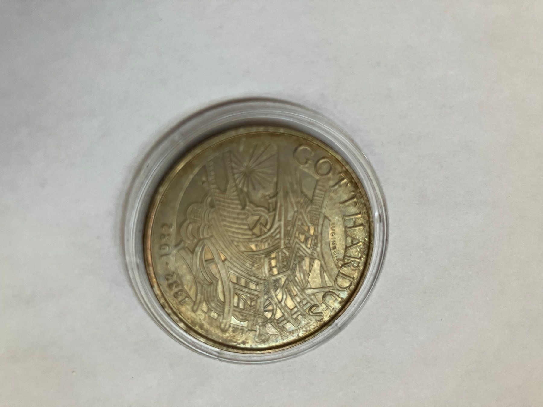 Tutti le monete: Gedenkmünze Gotthard – Usato da Schönenwerd venduto da Tomair 2