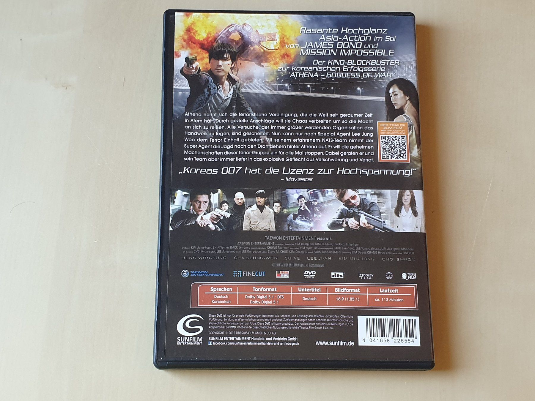 Tutti i DVDs: Die Athena Verschwörung – Usato da Stansstad venduto da collectorsshop 1
