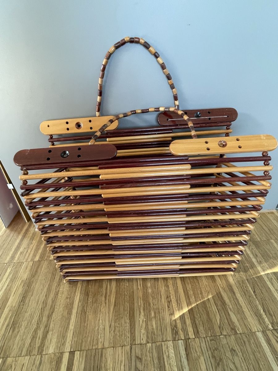 Borse: Holz Handtasche, Top Zustand – Usato da Baar venduto da sabisun66 3