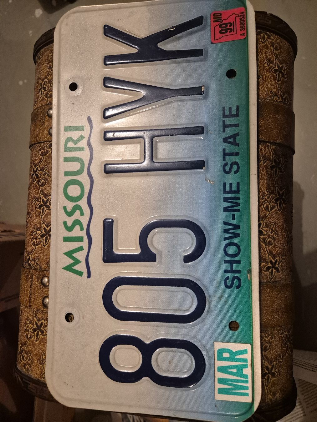 Insegne: US Kontrollschild Missouri – Usato da Chur venduto da fcb-on-tour
