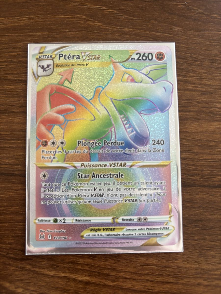 Pokémon Sammelbilder & Trading cards: Ptéra VSTAR 199/196 – Gebraucht aus Delémont von Popcultureee
