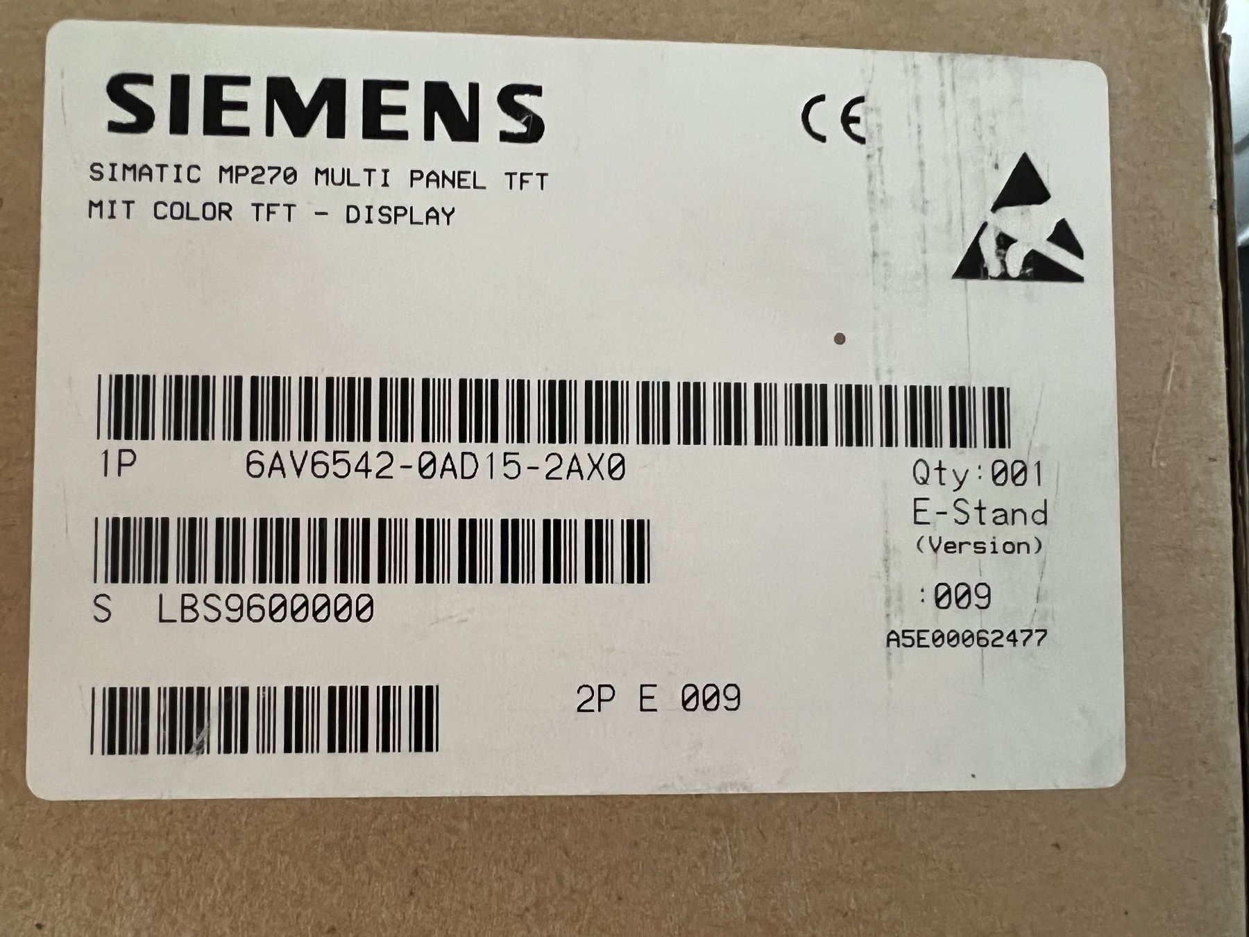 Siemens Sistema di controllo: Siemens Simatic Panel / MULTI PANEL MP 270 TFT – Nuovo (secondo la descrizione) da Romanshorn venduto da DonRicardoo 3