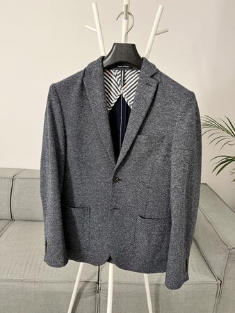 Marc O‘Polo Herren Veston - blau melliert / Grösse 48