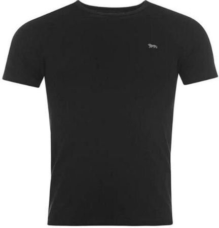 LONSDALE HERREN T-SHIRT L BLACK FITNESS GYM SPORT FUSSBALL