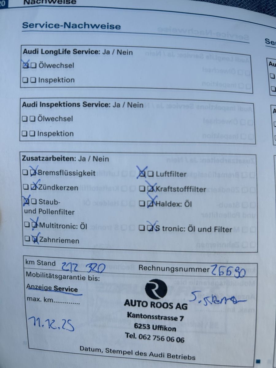 Audi Autos: Audi A4 Avant 2.0 TDI – Gebraucht aus Ebersecken von jh0 8