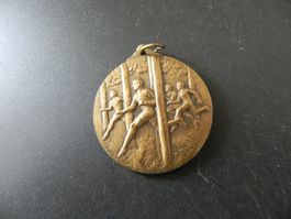 Antike Sport Medaille Romandie Pau Kramer