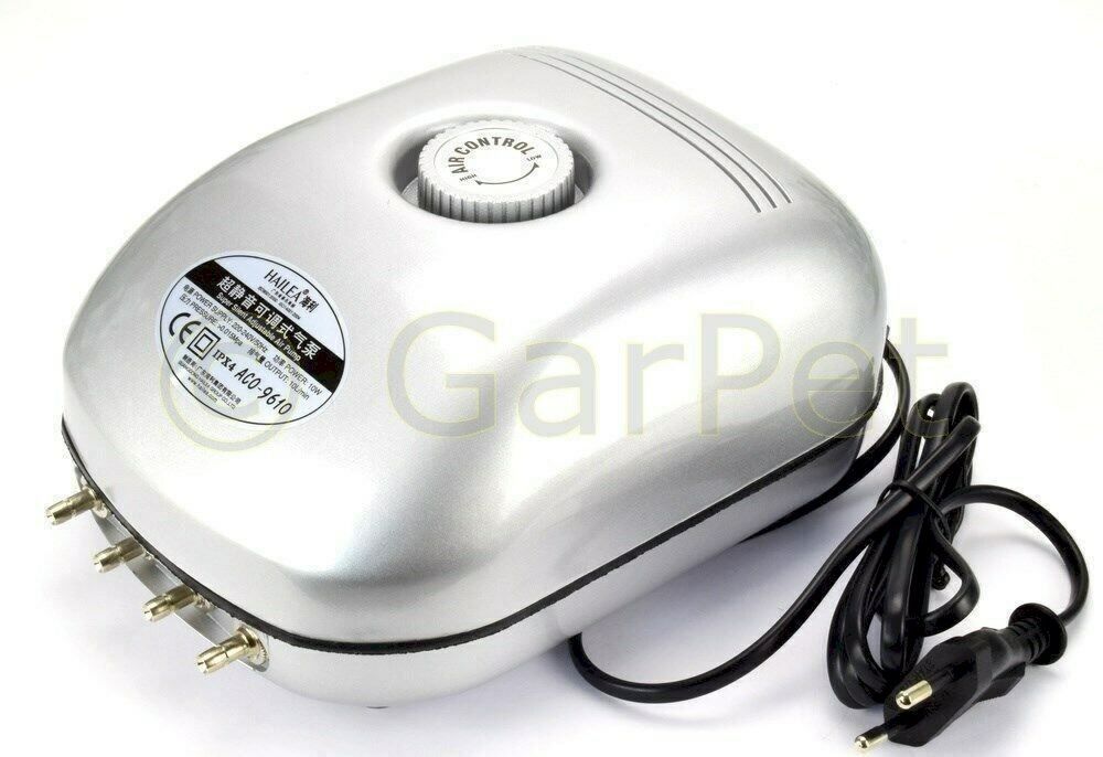 Pumpen: Hailea ACO-9610 Aquarium Teich Luftpumpe – Neu und originalverpackt aus Bottighofen von zaap