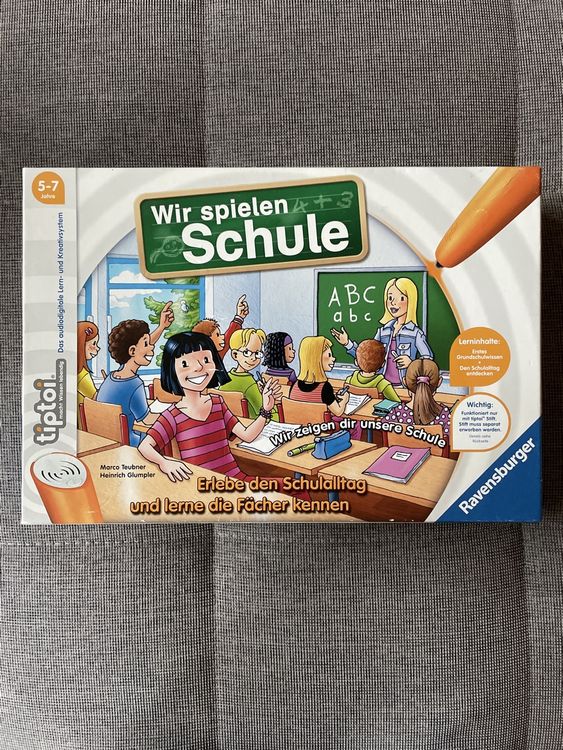 Tiptoi Spiele: Tiptoi spiel: Wir spielen Schule (5-7J.) – Gebraucht aus Männedorf von Dorrii85