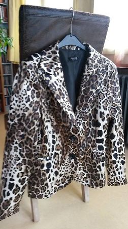 Leoparden-Look Blaser aus Italien neu Gr. 38