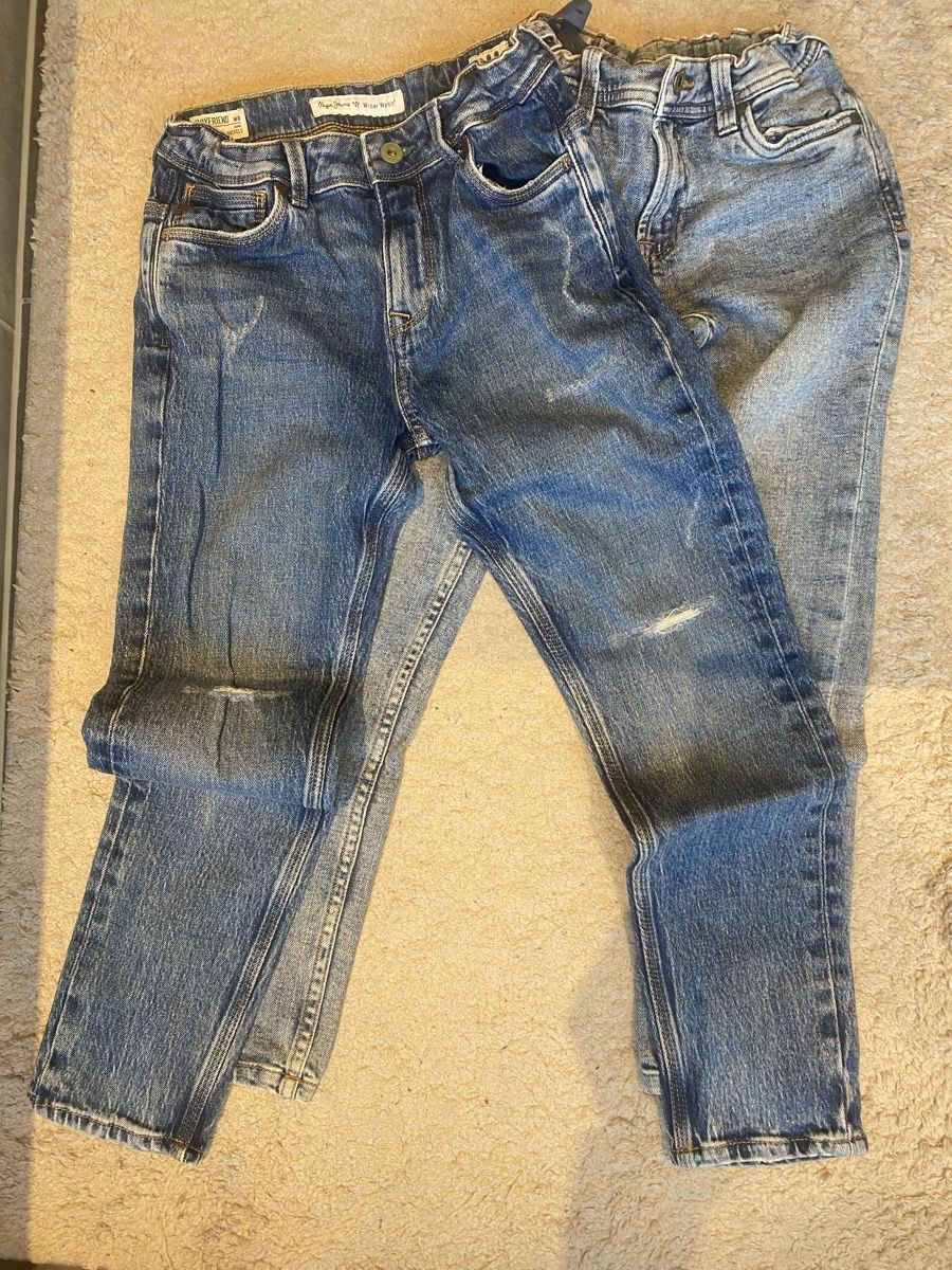 Pepe Jeans Pantaloni: Lot de 2 jeans PEPE 9-10 ans – Nuovo (secondo la descrizione) da Le Noirmont venduto da Chreeba 1