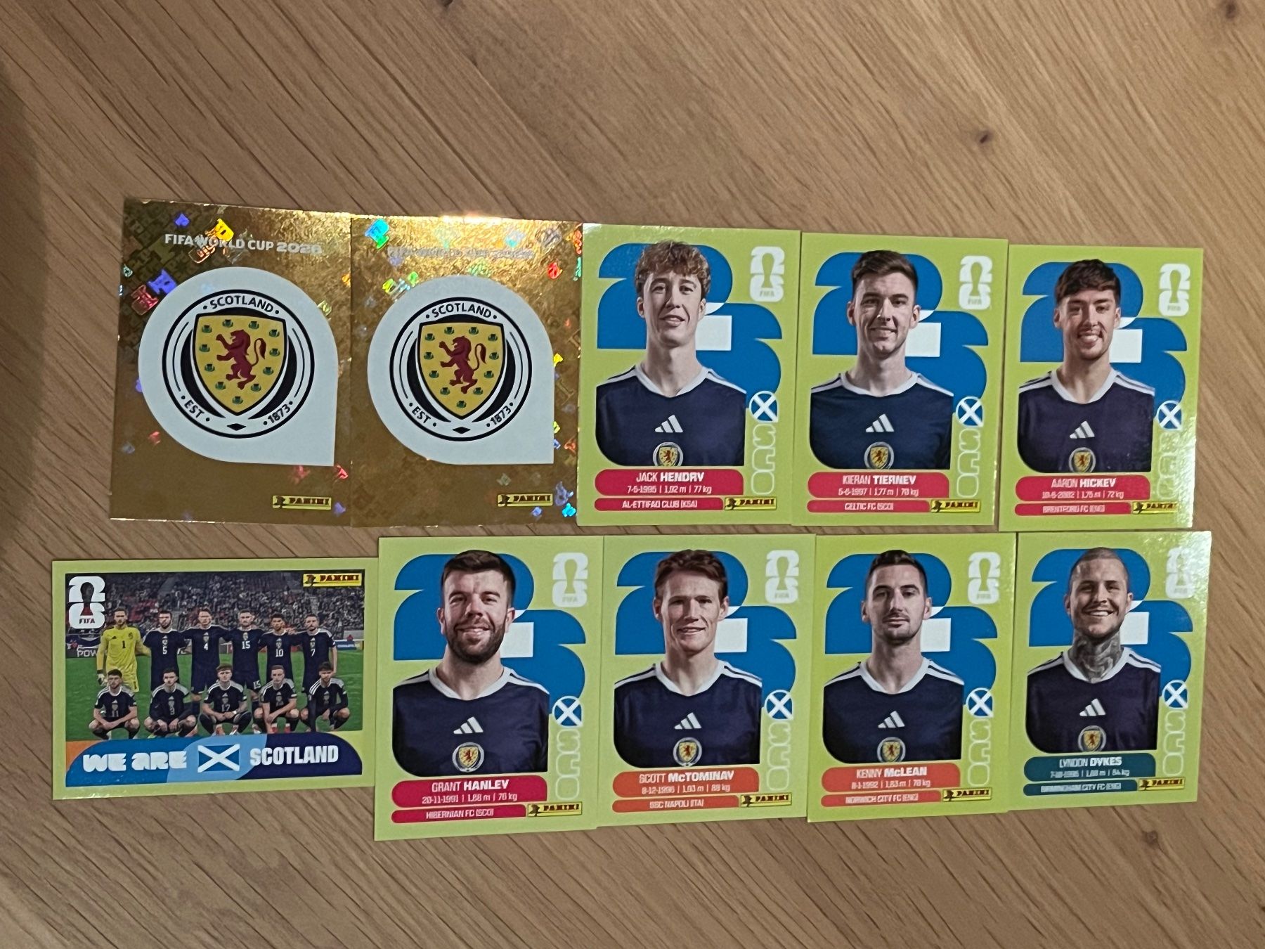 Panini Carte collezionabili: Panini WM 2026 Sticker Schottland – Nuovo e nell'imballaggio originale da Luzern venduto da strandbar90