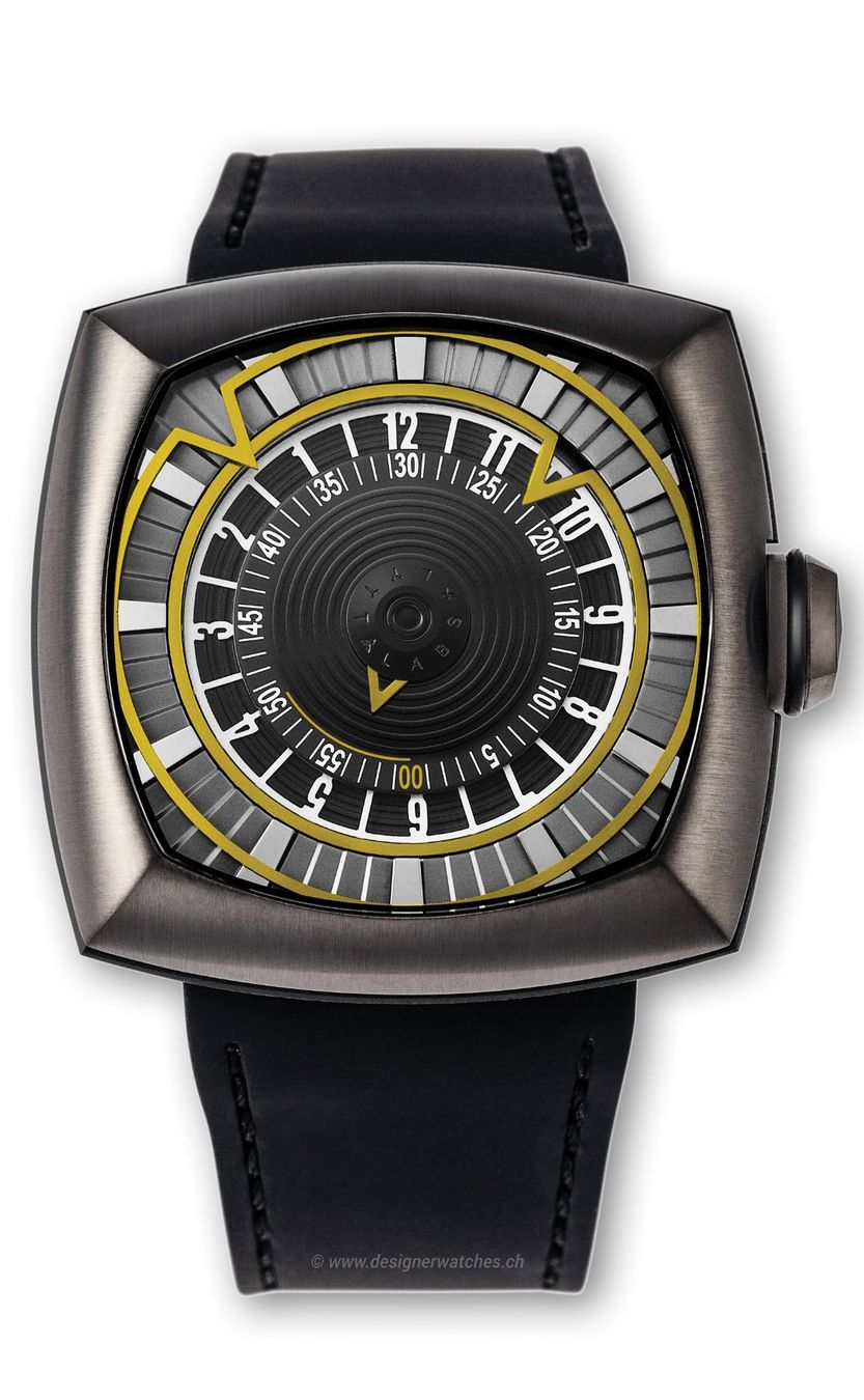 Orologi: Lytt Labs Inception Yellow Armbanduhr Automatic Saphirglas – Nuovo e nell'imballaggio originale da Biel/Bienne venduto da Qlocker