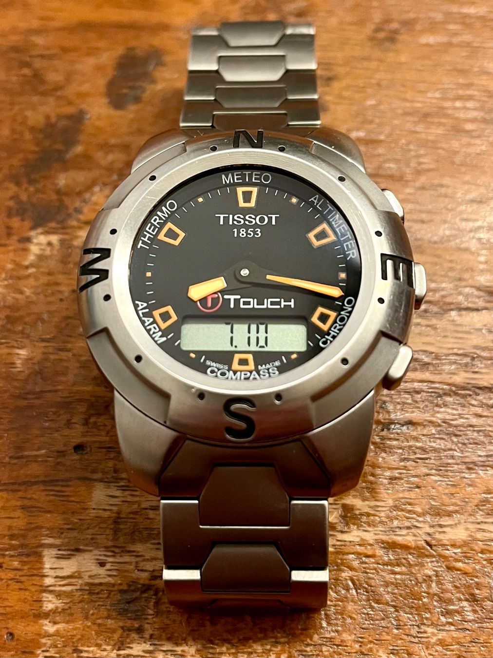 Tissot Modische Markenuhren: Tissot T-Touch I – Gebraucht aus Horn von
