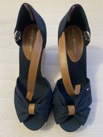 Tommy Hilfiger Keilsandaletten Gr. 38 – Dunkelblau