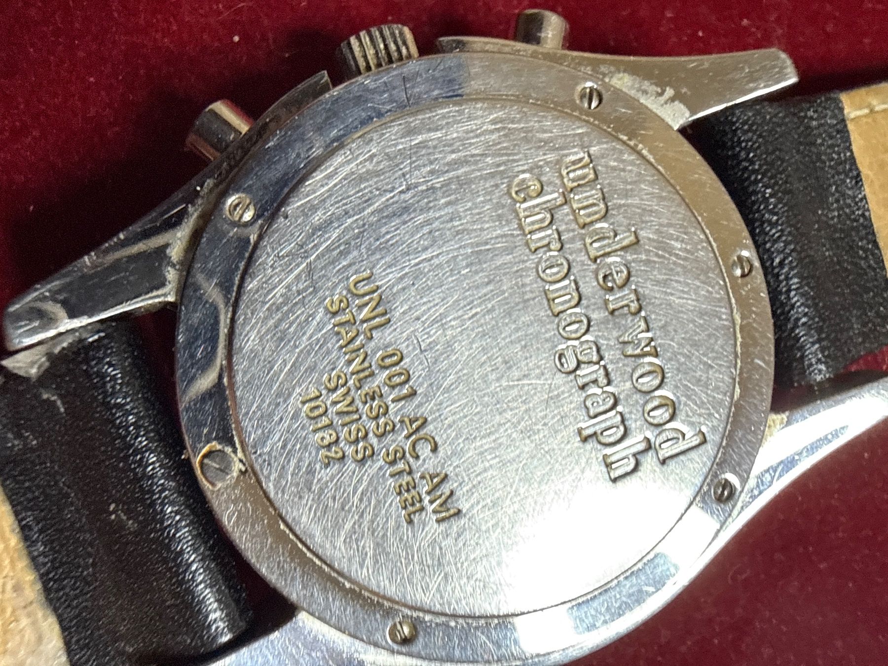 Orologi: Underwood Chronogrph Automatic 38 mm – Usato da Pfeffingen venduto da Allhandelklgwatches 3