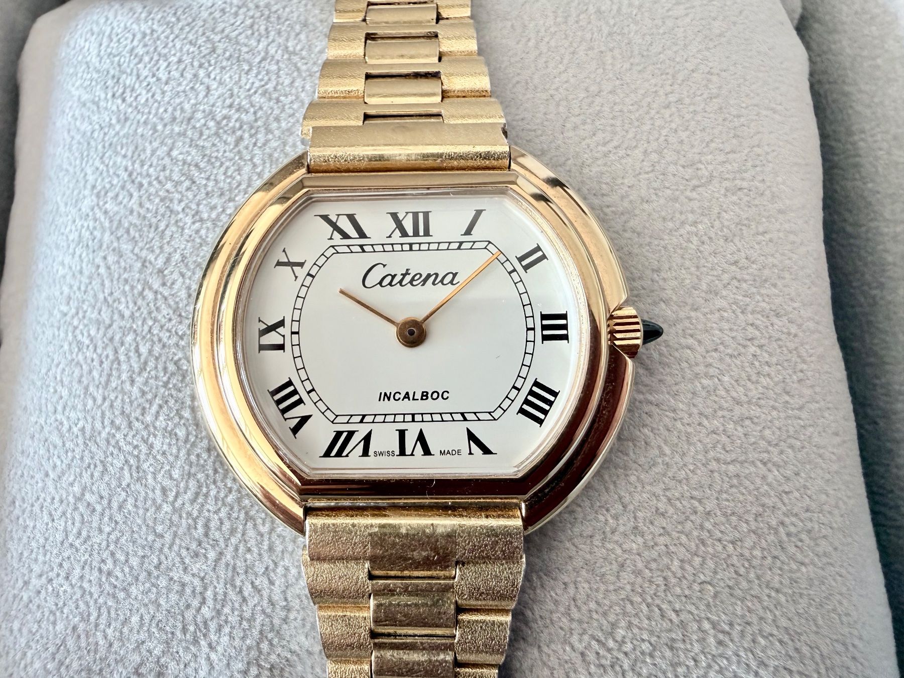 Orologi: CATENA "TV screen" type, Goldplated 10mic, Mechanical, Swiss – Nuovo (secondo la descrizione) da Le Mont-sur-Lausanne venduto da LycaGallery 2