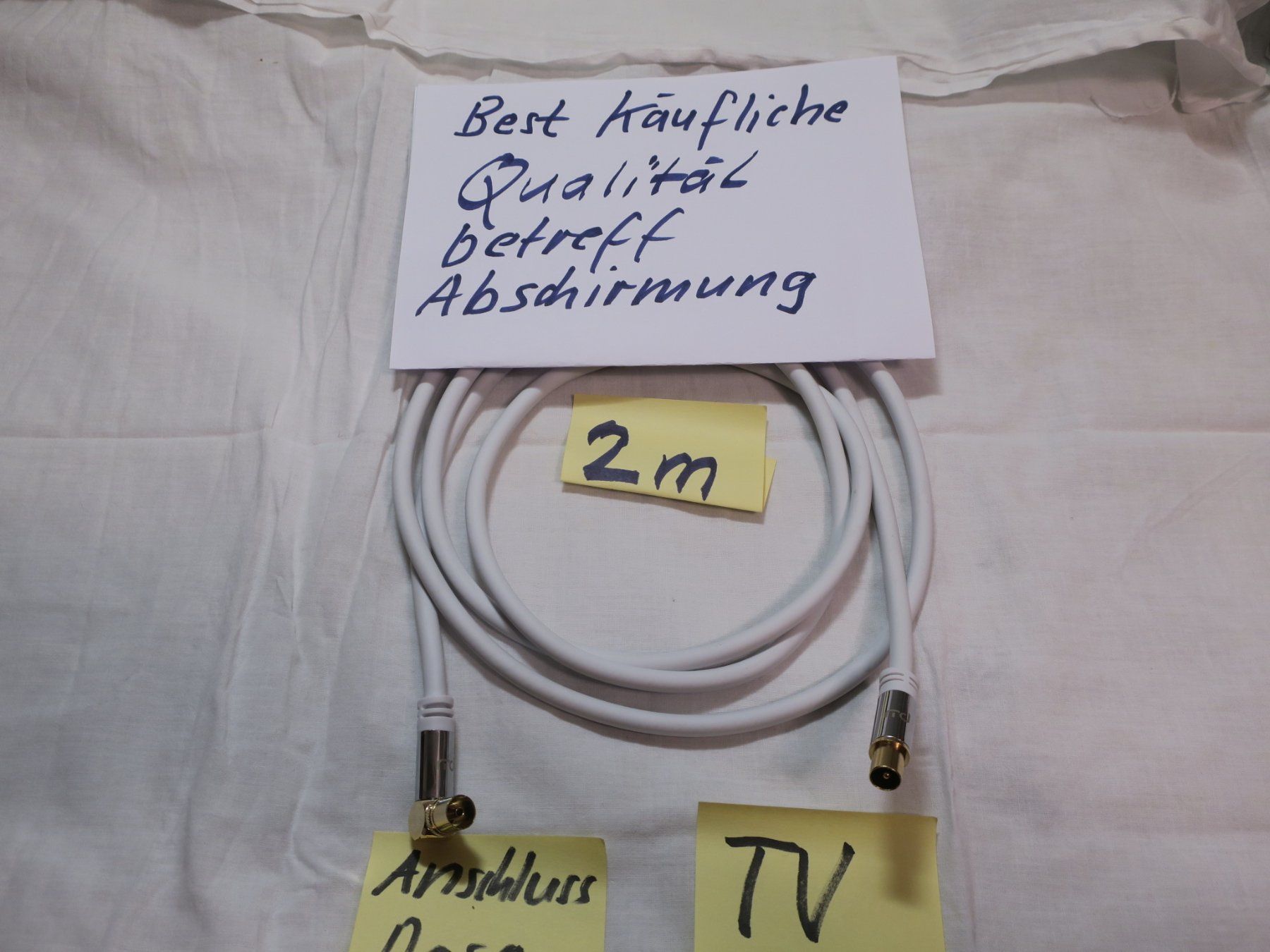 Câbles: TV - HF Anschlusskabel – Neuf (Voir description) à Oberdorf NW par hewi52