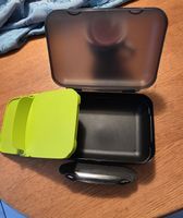 Tupperware Brotdose, Schwarz/Grün, ideal für Unterwegs!