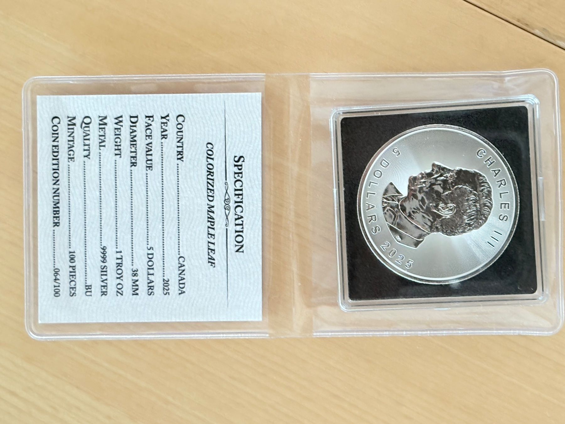 Tutti le monete: 1 OZ Kanada Silber "Elefant" 2025 Koloriert – Nuovo e nell'imballaggio originale da Weinfelden venduto da Potz-Millione 3