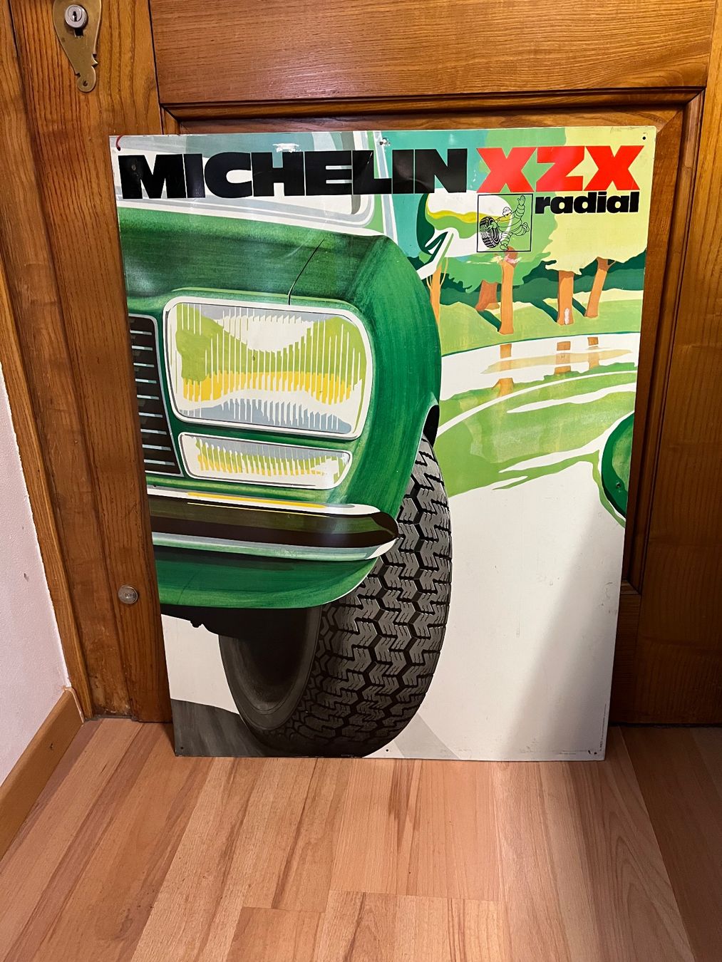 Michelin Schilder: Michelin XZX Blechschild – Gebraucht aus Erlinsbach von Stu-ff 1