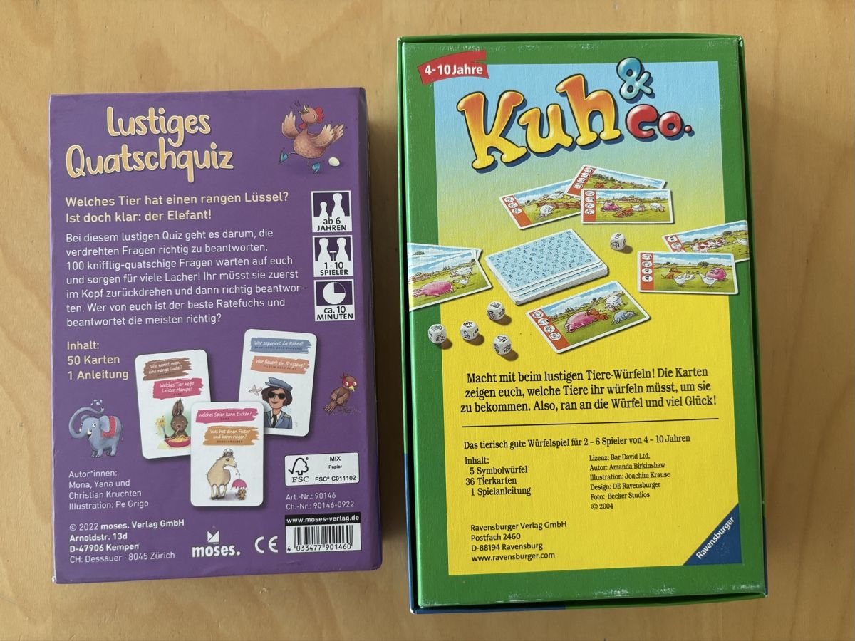 Giochi: Lustige Spiele – Usato da Niederwangen b. Bern venduto da muidop 1