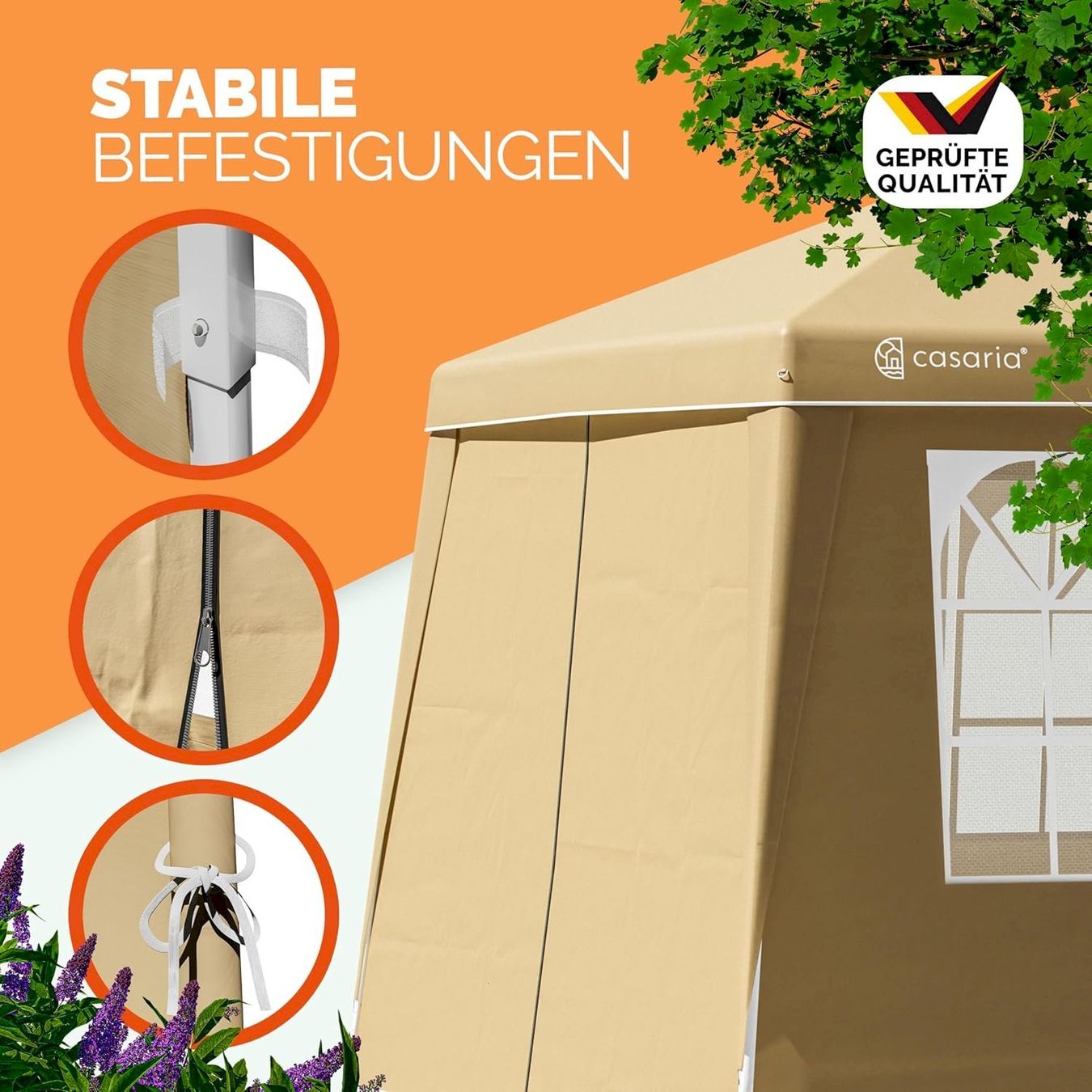 Tende & Padiglioni: Faltpavillon Capri 3x3m + 4 Seitenwänden – Nuovo e nell'imballaggio originale da Bottighofen venduto da zaap 4