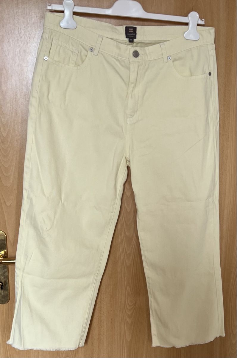 Manor Jeans: Gelbe 7/8 Sommerjeans, Gr. 44 – Gebraucht aus Brugg AG von NathalieN