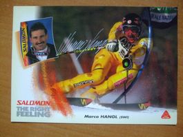 MARCO HANGL (CH) AUTOGRAMMKARTE TOP