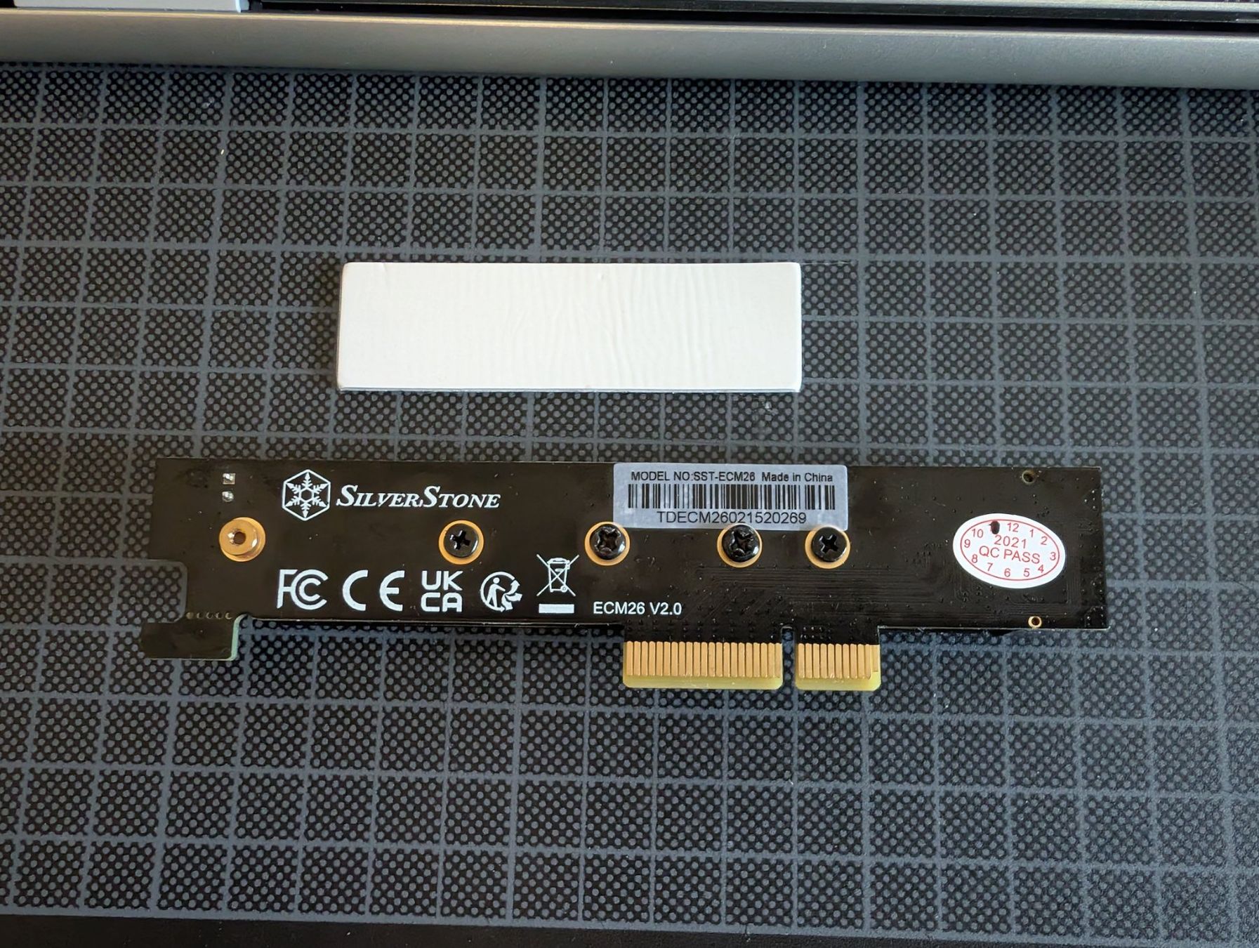 Dischi rigidi: Adaptateur m2 vers PCI-E Silverstone SST-ECM26-V2 – Usato da Delémont venduto da breacH