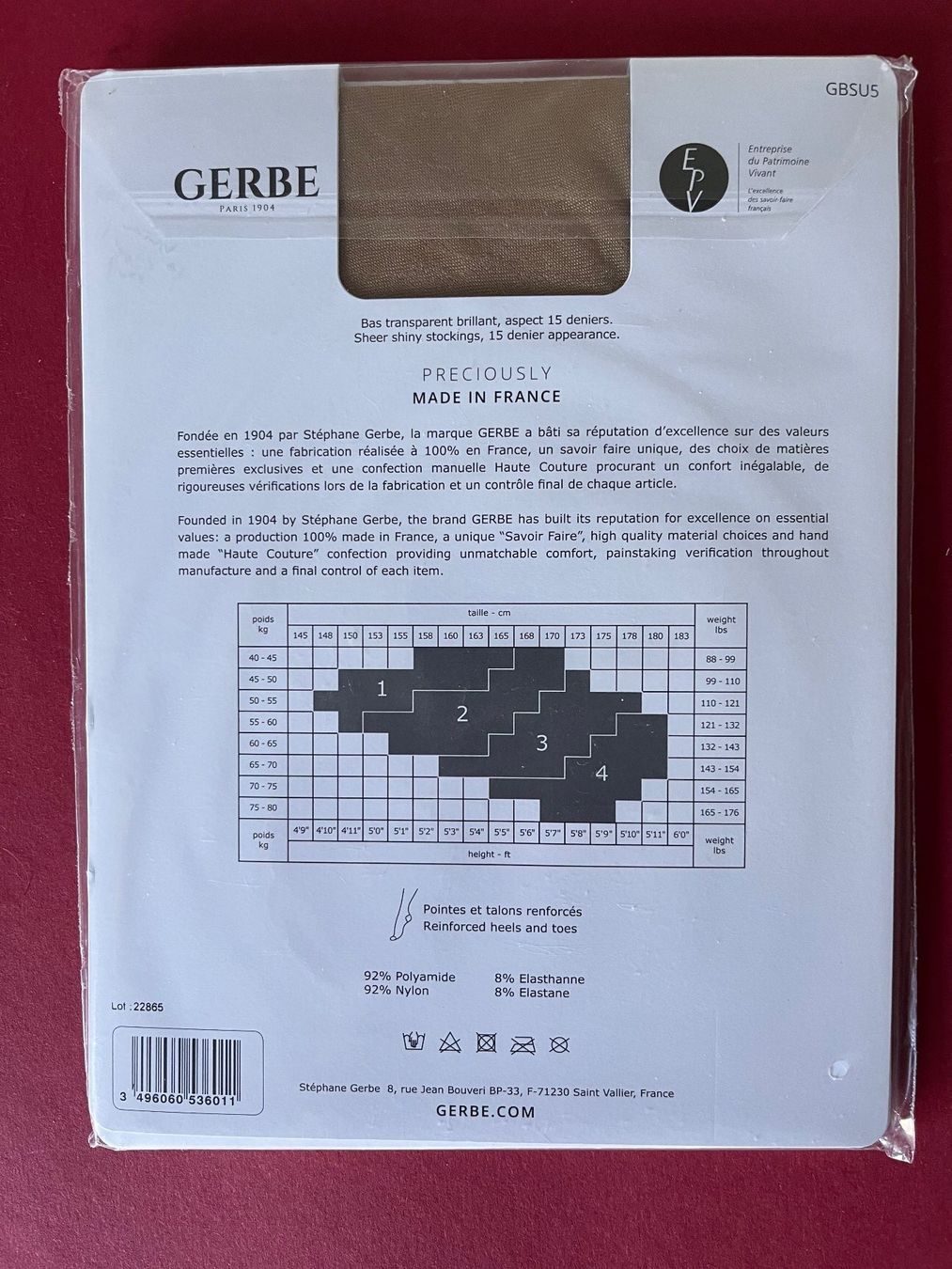 Strümpfe & Strumpfhosen: GERBE, Strapsstrümpfe SUNLIGHT 15, Grösse S (2), Braun – Neu und originalverpackt aus Rudolfstetten von gst_g7xl 2