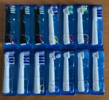14 Aufsteck-Zahnbürsten Braun Oral-B NEU