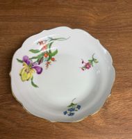 Hutschenreuther Teller, Bavaria, zartes Blumenmuster, 1963