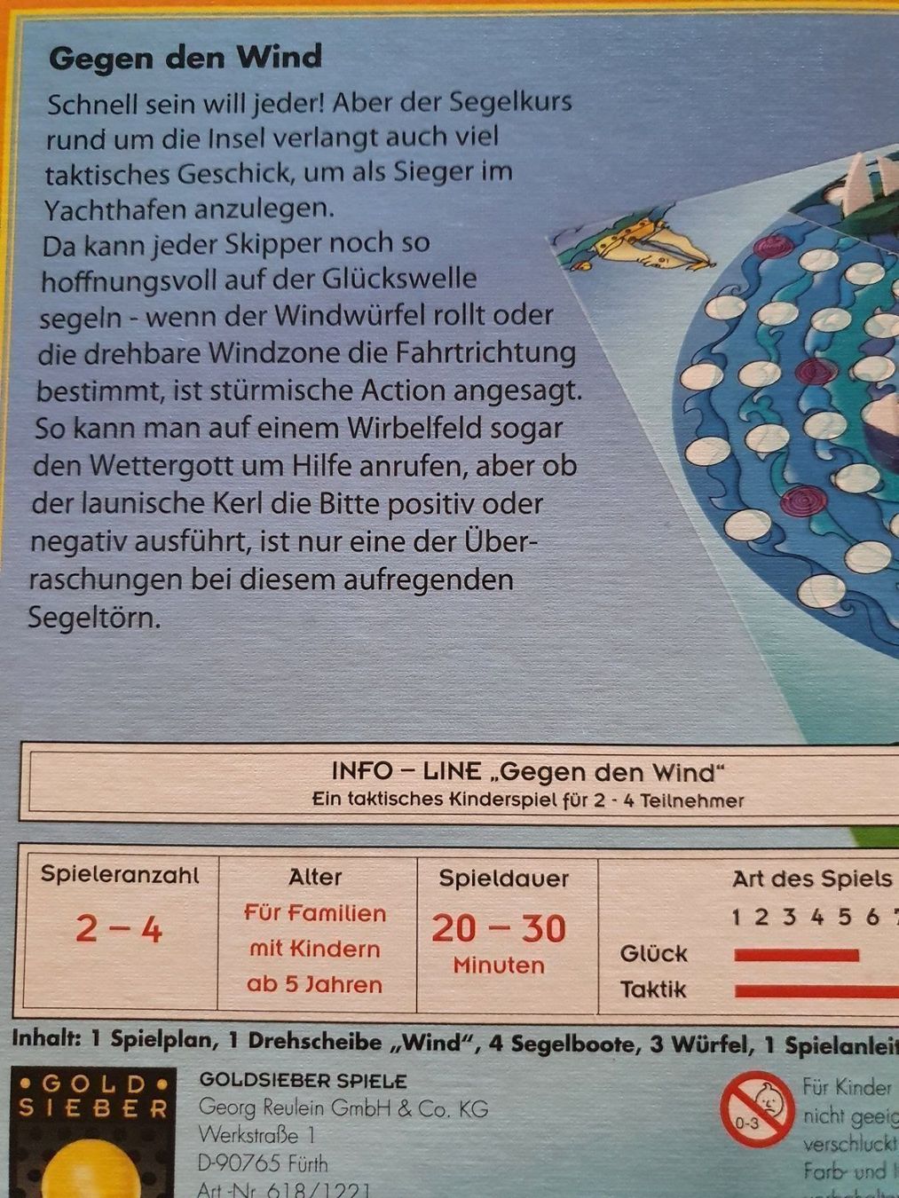 Giochi: Gegen den Wind Regattaspiel – Usato da Staffelbach venduto da anit77 2